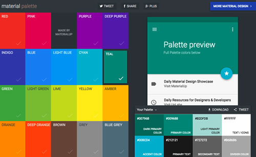 超赞！10款快速搭配Material Design 配色方案的Web工具