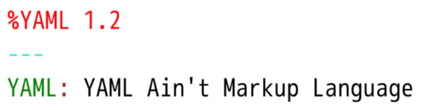 YAML 语言教程