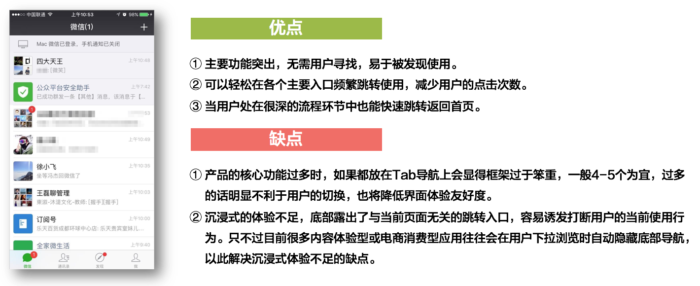 以移动端产品的导航设计为例，谈如何选好产品的设计框架