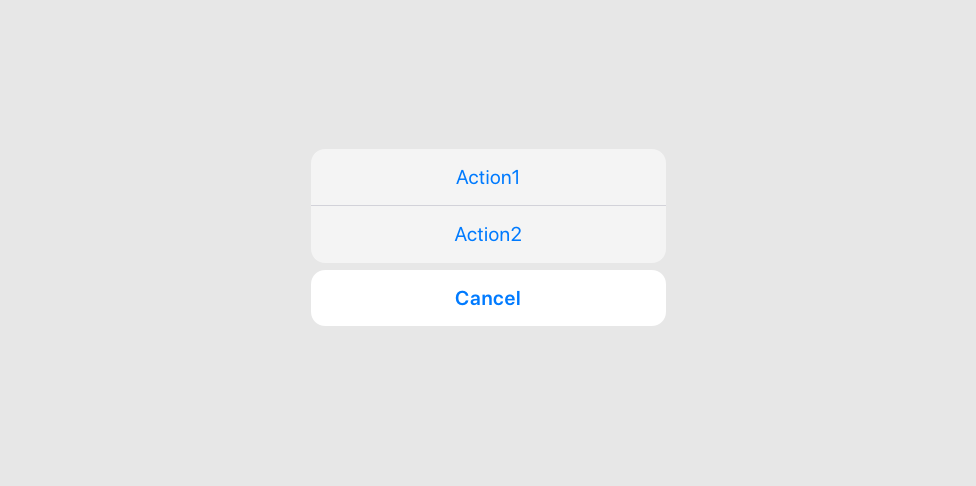 这个控件叫：Action Sheet/动作菜单/动作面板/行动列表